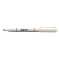 Centropen, cienkopis 2811, niebieski, 10szt, 0.3mm, plastikowa końcówka, cena za 1 szt