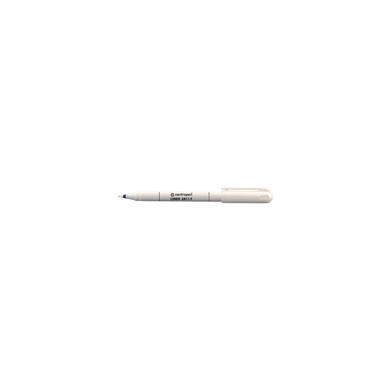 Centropen, cienkopis 2811, niebieski, 10szt, 0.3mm, plastikowa końcówka, cena za 1 szt