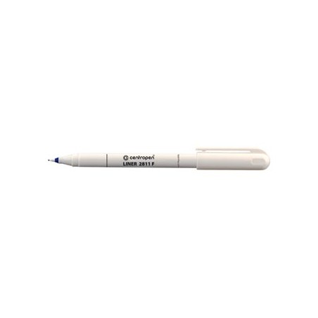 Centropen, cienkopis 2811, niebieski, 10szt, 0.3mm, plastikowa końcówka, cena za 1 szt