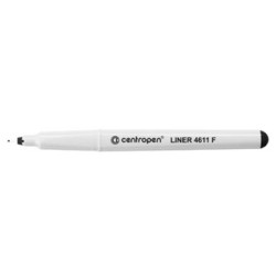 Centropen, cienkopis 4611, czarny, 10szt, 0.3mm, grot z tworzywa, cena za 1szt