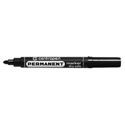 Centropen, marker 8510, czarny, 10szt, 2.5mm, na bazie alkoholu, cena za 1 szt