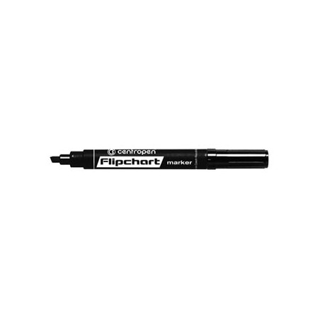 Centropen, flipchart marker 8560, czarny, 10szt, 1-4,6mm, cena za 1 szt