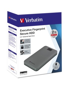 Verbatim 53653 zewnętrzny dysk twarde 2 TB 5400 RPM 2.5" USB Type-C 3.2 Gen 1 (3.1 Gen 1) Szary