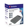 Verbatim 53653 zewnętrzny dysk twarde 2 TB 5400 RPM 2.5" USB Type-C 3.2 Gen 1 (3.1 Gen 1) Szary