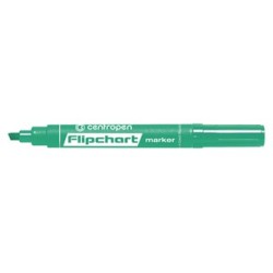 Centropen, flipchart marker 8560, zielony, 10szt, 1-4,6mm, cena za 1 szt