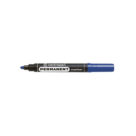 Centropen, marker 8566, niebieski, 10szt, 2.5mm, na bazie alkoholu, cena za 1 szt