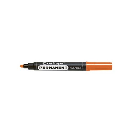 Centropen, marker 8566, pomarańczowy, 10szt, 2.5mm, na bazie alkoholu, cena za 1 szt, EOL