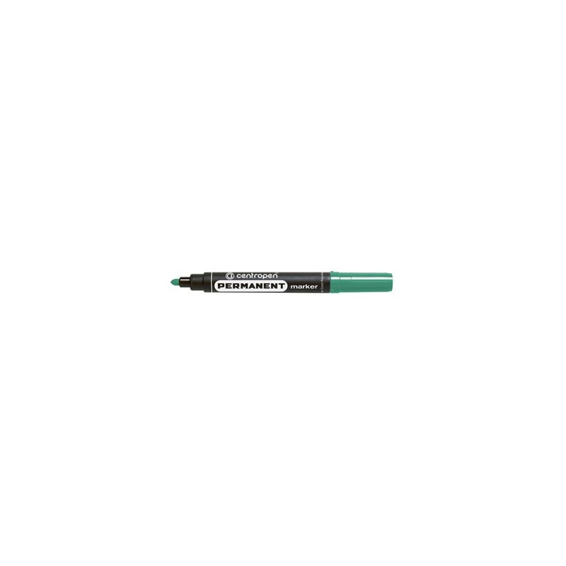 Centropen, marker 8566, zielony, 10szt, 2.5mm, na bazie alkoholu, cena za 1 szt