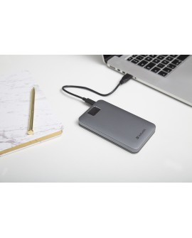 Verbatim 53653 zewnętrzny dysk twarde 2 TB 5400 RPM 2.5" USB Type-C 3.2 Gen 1 (3.1 Gen 1) Szary