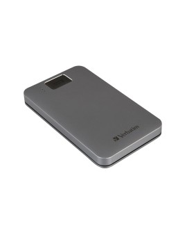 Verbatim 53653 zewnętrzny dysk twarde 2 TB 5400 RPM 2.5" USB Type-C 3.2 Gen 1 (3.1 Gen 1) Szary