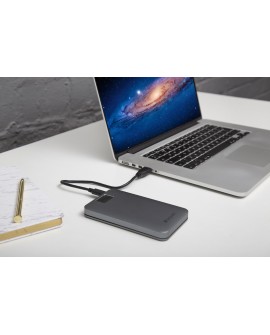 Verbatim 53653 zewnętrzny dysk twarde 2 TB 5400 RPM 2.5" USB Type-C 3.2 Gen 1 (3.1 Gen 1) Szary