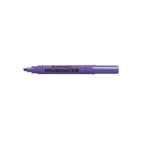 Centropen, zakreślacz 8552, fioletowy, 10szt, 1-4,6mm, cena za 1 sztukę, EOL