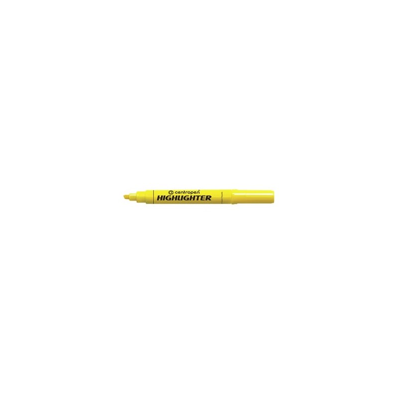 Centropen, zakreślacz 8552, żółty, 10szt, 1-4,6mm, cena za 1 sztukę