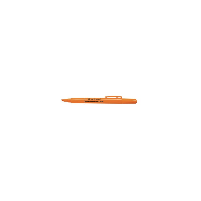 Centropen, zakreślacz 8722, pomarańczowy, 10szt, 1.4mm, ścięta końcówka