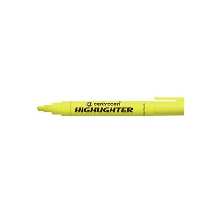 Centropen, zakreślacz 8852, żółty, 10szt, 1-4,6mm, cena za 1 sztukę