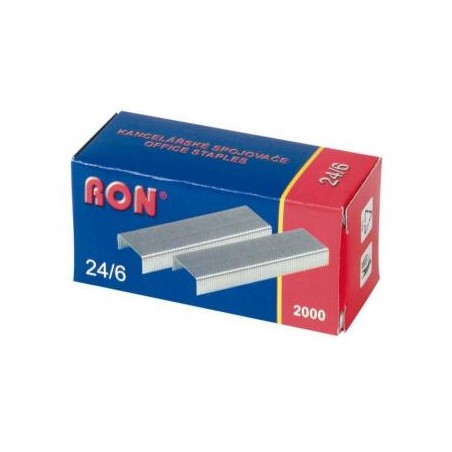Zszywki 24/6, 10x2000szt. 10-pack, cena za 1 szt