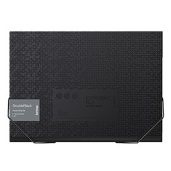 Teczka na dokumenty harmonijkowa A4 Double Black, czarna, 1szt. Berlingo