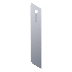 Ostrza do noża biurowego 18mm metal, 1szt. Berlingo, 10 szt w platikowym etui