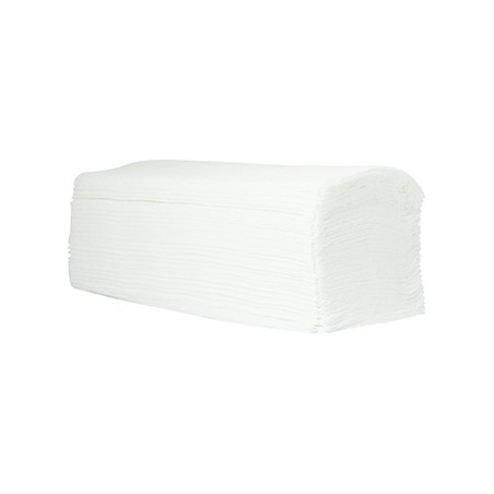 Papierowy ręcznik ZZ, 240 x 210mm, biały, 3200szt. dwu warstwowe
