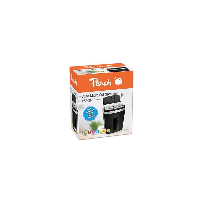 Peach Niszczarka PS600-10 z krosowym układem noży