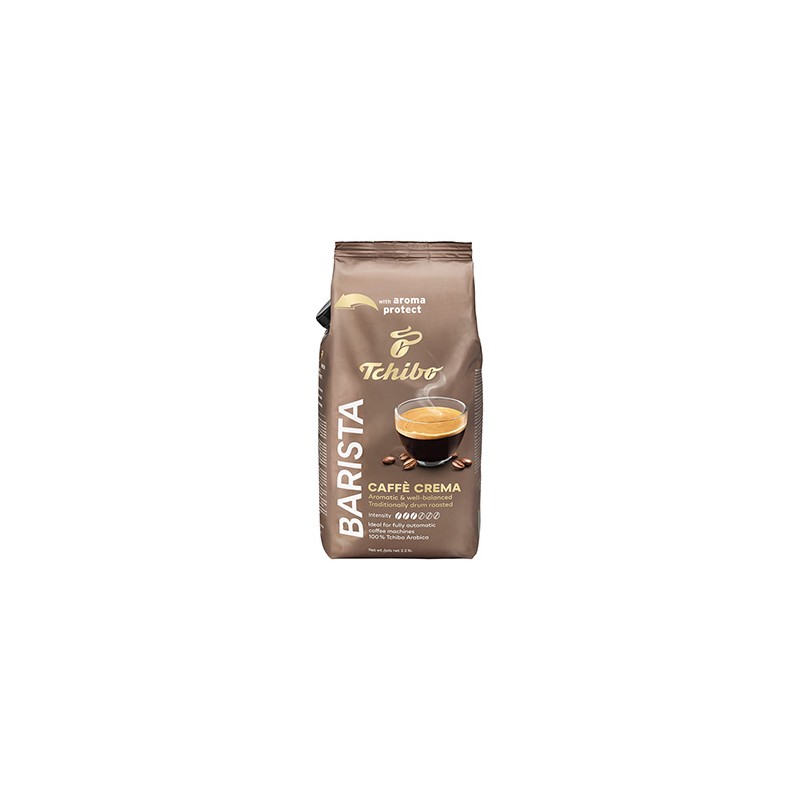 Kawa ziarnista, Tchibo, Barista Caffe Crema, 1kg, saszetka, 100% Arabica