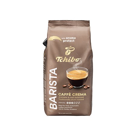 Kawa ziarnista, Tchibo, Barista Caffe Crema, 1kg, saszetka, 100% Arabica