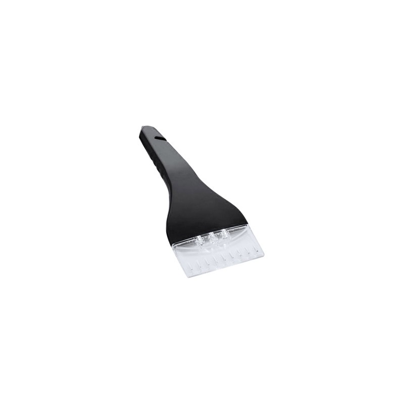 Drapak do szyb z LED czarna, plastikowy, z oświetleniem LED, EOL