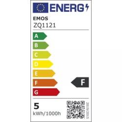 LED żarówka EMOS Lighting E27, 220-240V, 5W, 470lm, 4000k, neutralna biel, 30000h, Mini Globe 45x74mm