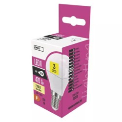 LED żarówka EMOS Lighting E14, 220-240V, 5W, 470lm, 2700k, ciepła biel, 30000h, Mini Globe 45x78mm