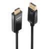 Lindy 40926 adapter kablowy 2 m DisplayPort HDMI Typu A (Standard) Czarny