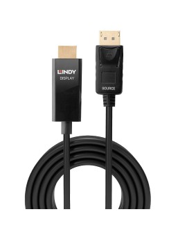 Lindy 40926 adapter kablowy 2 m DisplayPort HDMI Typu A (Standard) Czarny