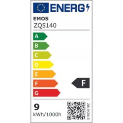 LED żarówka EMOS Lighting E27, 220-240V, 8.5W, 806lm, 2700k, ciepła biel, 30000h, Classic A60 102X60X60mm