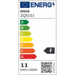 LED żarówka EMOS Lighting E27, 220-240V, 10.7W, 1060lm, 4000k, neutralna biel, 30000h, Classic A60 120x60x60mm