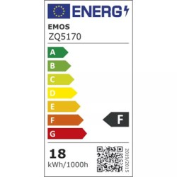 LED żarówka EMOS Lighting E27, 220-240V, 17.6W, 1900lm, 2700k, ciepła biel, 30000h, Classic A67 143x67x67mm