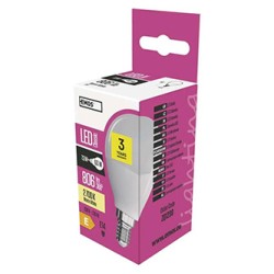 LED żarówka EMOS Lighting E14, 220-240V, 7.3W, 806lm, 2700k, ciepła biel, 30000h, Classic 86x45x45 mm