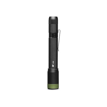 LED Flashlight, 2xAA, metalowy, czarna, 150lm, C33
