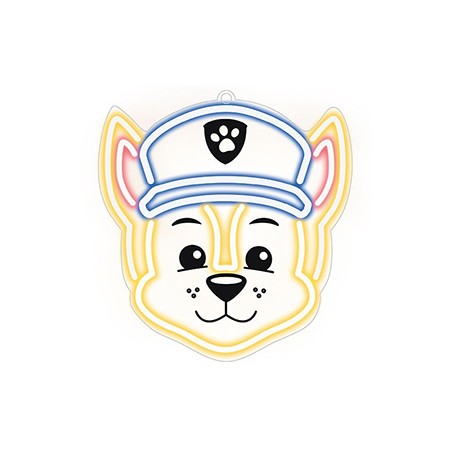 Hanging neon LED Paw Patrol on plexiglass - Chase OW-130346