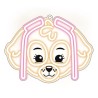 Hanging neon LED Paw Patrol on plexiglass - Skye OW-130546