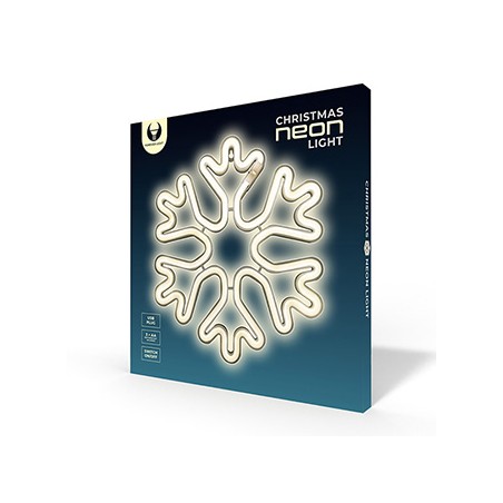 Neon LED CHRISTMAS SNOWFLAKE white FLNE20 Forever Light