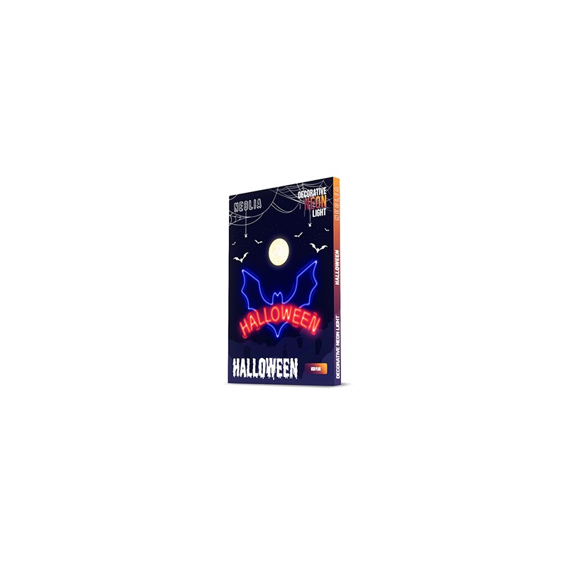 Neon PLEXI LED HALLOWEEN blue red NNE17 Neolia