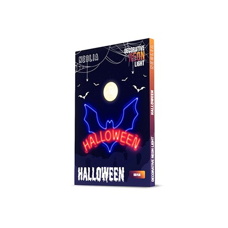 Neon PLEXI LED HALLOWEEN blue red NNE17 Neolia