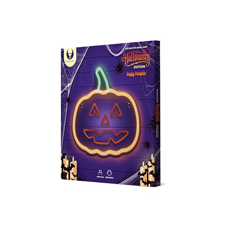 Neon PLEXI LED HAPPY PUMPKIN orange green FPNE10 Forever Light