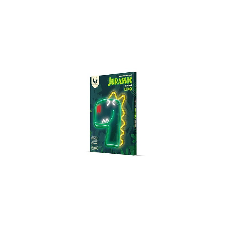 Neon PLEXI LED JURASSIC DINO green FLNJ02 Forever Light