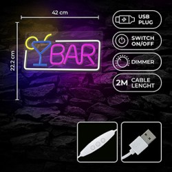 Neon PLEXI LED BAR multicolor FPNE01X Forever Light