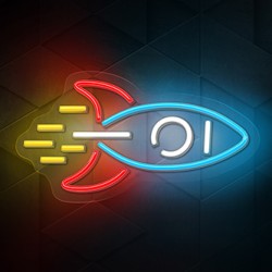 Neon PLEXI LED ROCKET multicolor NNE18 Neolia