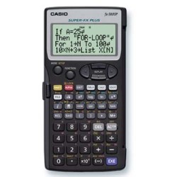Casio Kalkulator FX 5800 P, czarna, programowalny, 4-rzędowy wyświetlacz