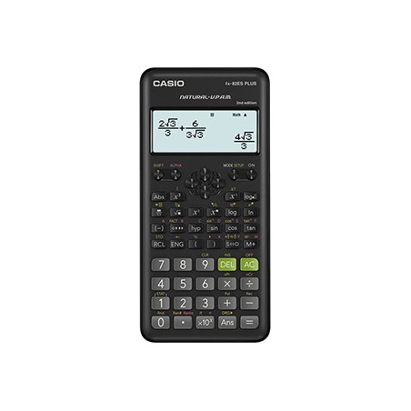 Casio Kalkulator FX 82 ES PLUS 2E, czarna, szkolny
