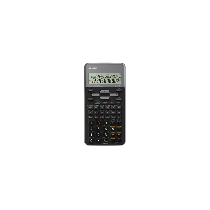 Sharp Kalkulator EL-531THGY, czarna, szkolny
