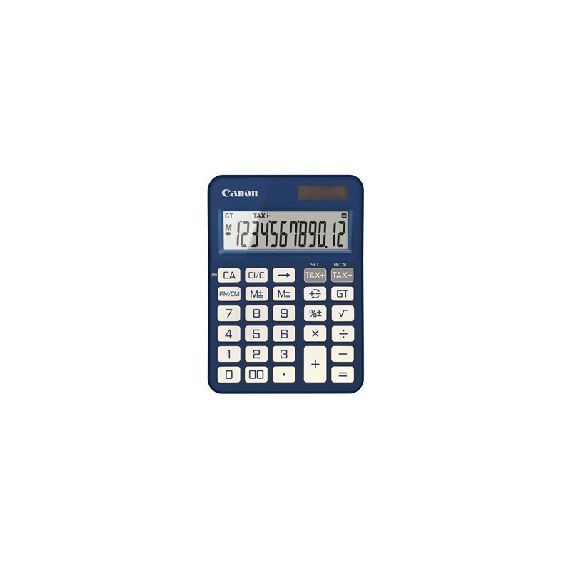 Canon kalkulator KS-125KB-BL 6818C004, niebieska, biurkowy, 12 miejsc, automatyczne wyłączanie