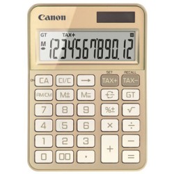 Canon kalkulator KS-125KB-GD 6818C002, złota, biurkowy, 12 miejsc, automatyczne wyłączanie